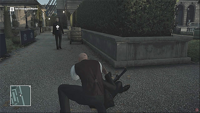 Neutralize one of the bodyguards and take his clothes - Murdering Viktor Novikov | Paris: The Showstopper - Paris: The Showstopper - Hitman Game Guide