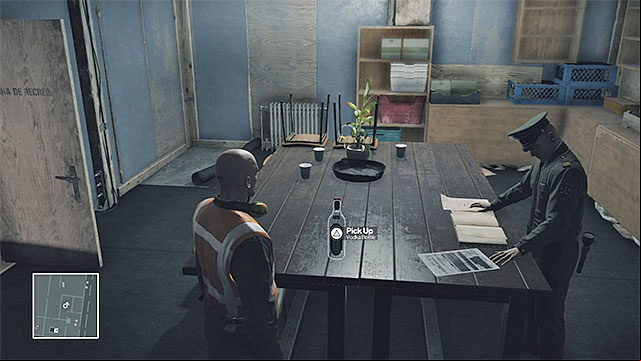 Vodka can be found on the table on level 0 - Murdering Knight | Final Training - Final Training - Hitman Game Guide