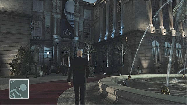 The guests can only travel through the limited parts of palace and its gardens - Palace infiltration | Paris: The Showstopper - Paris: The Showstopper - Hitman Game Guide