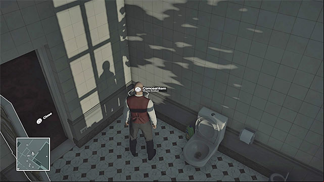 You can leave your weapons in one of the special containers - Palace infiltration | Paris: The Showstopper - Paris: The Showstopper - Hitman Game Guide