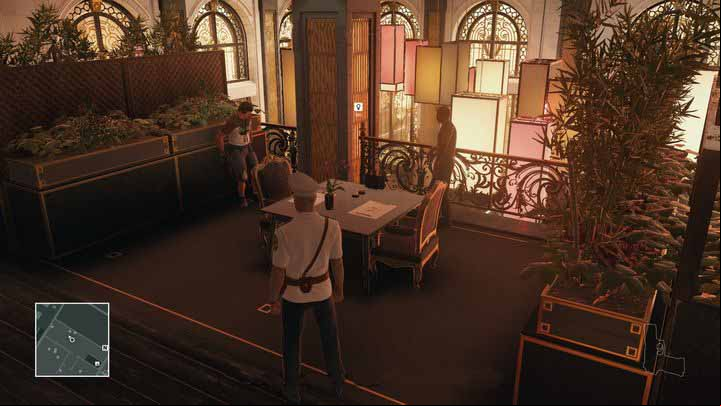 If you approach them too close, the crew will quit chatting. - Murdering Jordan Cross | Bangkok - Bangkok: Club 27 - Hitman Game Guide