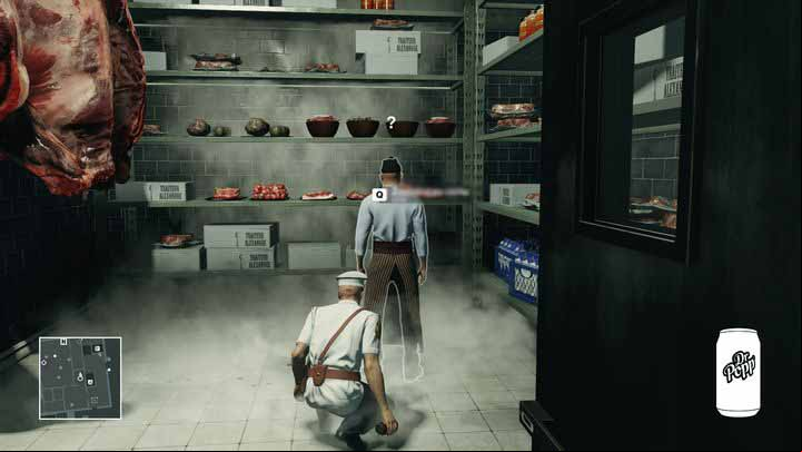You can eliminate a kitchen staff member in the icehouse with no witnesses. - Murdering Jordan Cross | Bangkok - Bangkok: Club 27 - Hitman Game Guide