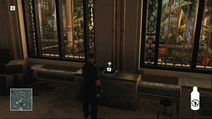 After poisoning the ventilation system you will have only little time to eliminate Cross. - Murdering Jordan Cross | Bangkok - Bangkok: Club 27 - Hitman Game Guide