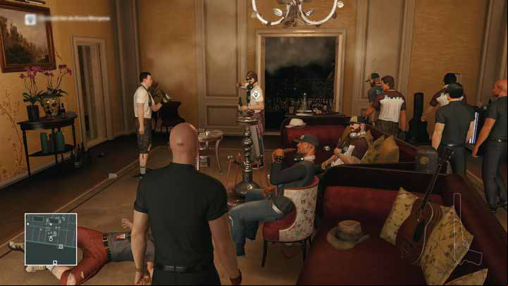 Wait until the man with the letter goes to the restroom - everyone else will leave the room then. - Murdering Ken Morgan | Bangkok - Bangkok: Club 27 - Hitman Game Guide