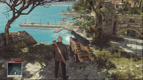 Wait for sca to appear before firing the cannon - Murdering sca De Santis | Sapienza - Sapienza: World of Tomorrow - Hitman Game Guide