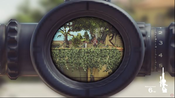 Pick up a spot from which you will shoot sca - Murdering sca De Santis | Sapienza - Sapienza: World of Tomorrow - Hitman Game Guide
