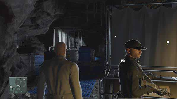 Go past the guards (M4,53) and head to the room with protective clothing (M4,54) - Destroying the virus | Sapienza - Sapienza: World of Tomorrow - Hitman Game Guide