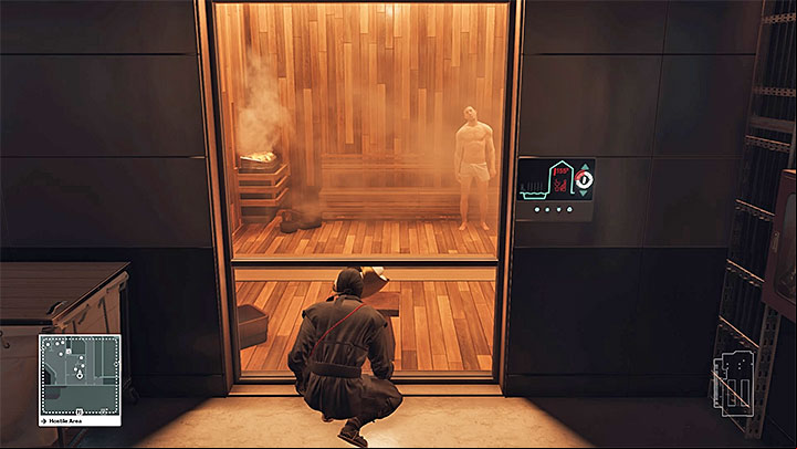 Use the in the sauna and wait until Yuki appears - Murdering both targets without changing your outfit | Hokkaido - Hokkaido: Situs Inversus - Hitman Game Guide
