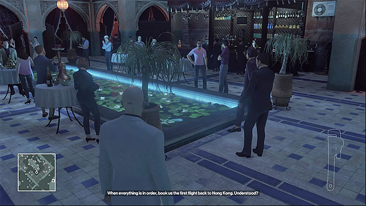 Kong Tuo-Kwang walks around the entire VIP area - Studying Mendolas route and reaching the VIP area | Marrakesh: A House Built on Sand - Summer Episode - Marrakesh: A House Built on Sand - Hitman Game Guide