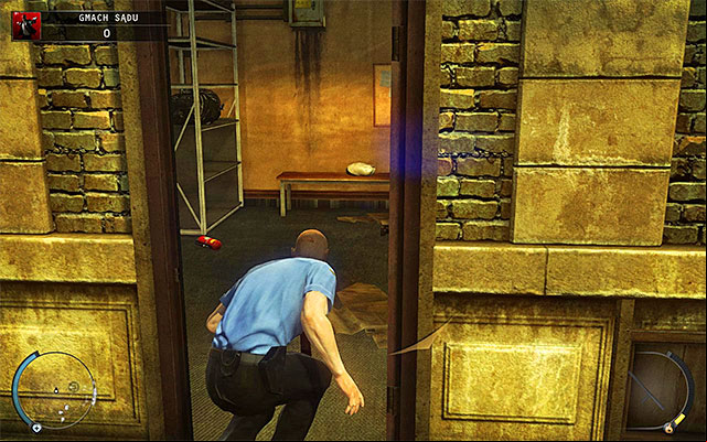 At the very end of the parking lot you can find a small storage shown on the above screen - Courthouse - Exploring the courthouse | 15: Skurkys Law - 15: Skurkys Law - Hitman: Absolution Game Guide