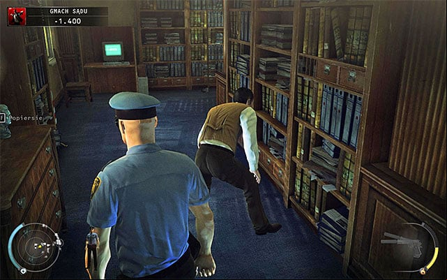 Another method is to use court usher disguise - Courthouse - Getting to the holding cells in a traditional way | 15: Skurkys Law - 15: Skurkys Law - Hitman: Absolution Game Guide