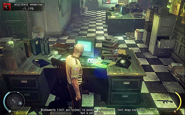 Before you leave this location, I would suggest looking for evidence - County jail | 16: Operation Sledgehammer - 16: Operation Sledgehammer - Hitman: Absolution Game Guide