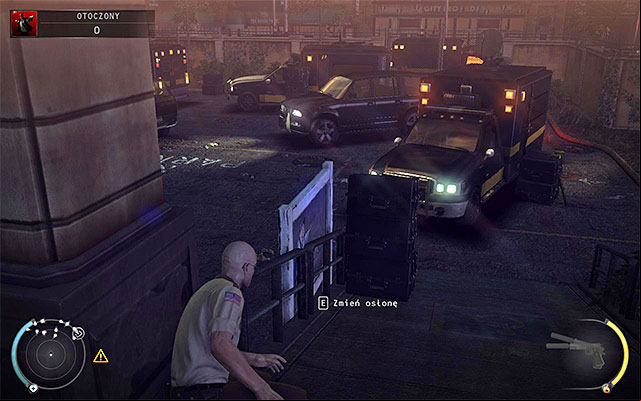 Second variant assumes going to the right - Outgunned | 16: Operation Sledgehammer - 16: Operation Sledgehammer - Hitman: Absolution Game Guide