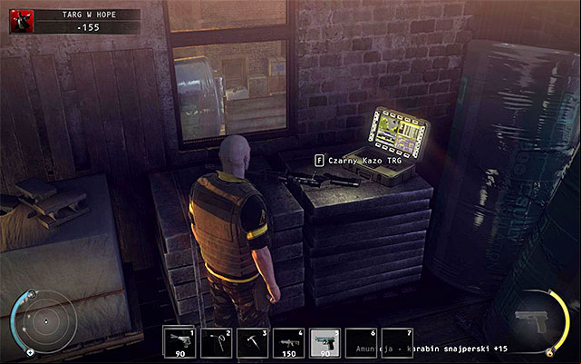 I suggest using the catwalk leading to the adjacent room on the floor - Hope Fair | 16: Operation Sledgehammer - 16: Operation Sledgehammer - Hitman: Absolution Game Guide