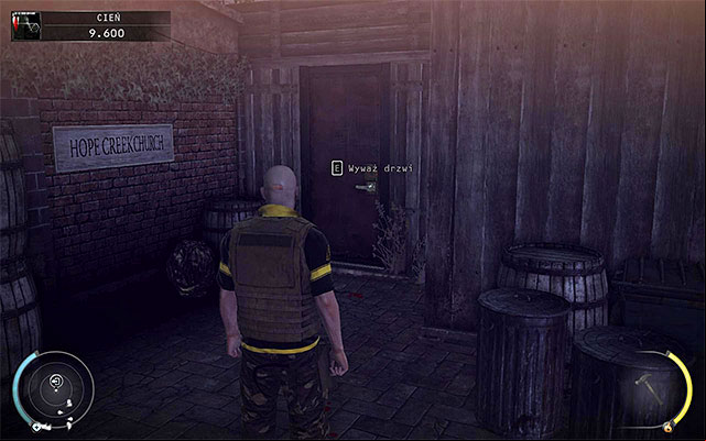 Regardless of whether youve got the secret or not, you have to reach the door shown on the above screen - Hope Fair | 16: Operation Sledgehammer - 16: Operation Sledgehammer - Hitman: Absolution Game Guide