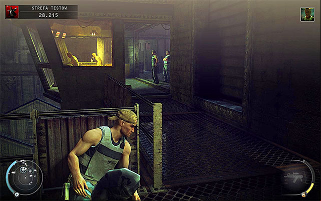 The main room in previously mentioned buildings in the test facility is a control room shown on the above screen - Test Facility - Exploring the test facility | 12: Death Factory - 12: Death Factory - Hitman: Absolution Game Guide