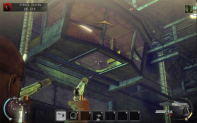The last of arranged accidents is to break a glass floor in the main control room - Test Facility - Murdering Dr. Green | 12: Death Factory - 12: Death Factory - Hitman: Absolution Game Guide