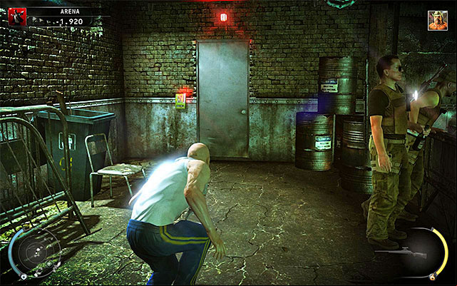 Once you get the sniper rifle, you have to find a suitable point to shoot - The Arena - Murdering Sanchez in traditional way | 13: Fight Night - 13: Fight Night - Hitman: Absolution Game Guide