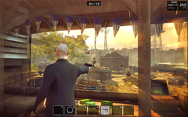 Gaining 471 points is not possible in a standard way, so you have to use Instinct from time to time - Gun Shop - Winning the shooting range contest | 8: Birdies Gift - 8: Birdies Gift - Hitman: Absolution Game Guide