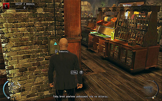 In order to steal Silverballers you have to obtain a key to the cabinet - Gun Shop - Getting the key to the cabinet | 8: Birdies Gift - 8: Birdies Gift - Hitman: Absolution Game Guide