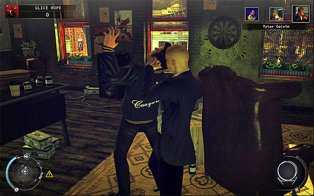 After getting to the first floor, you have to decide how to get rid of Colvin - Streets of Hope - Murdering Tyler Colvin | 9: Shaving Lenny - 9: Shaving Lenny - Hitman: Absolution Game Guide