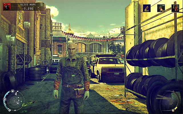 Mechanic disguise can be obtained only in the Streets of Hope stage - 9: Shaving Lenny - p. 1 | Challenges - Challenges - Hitman: Absolution Game Guide