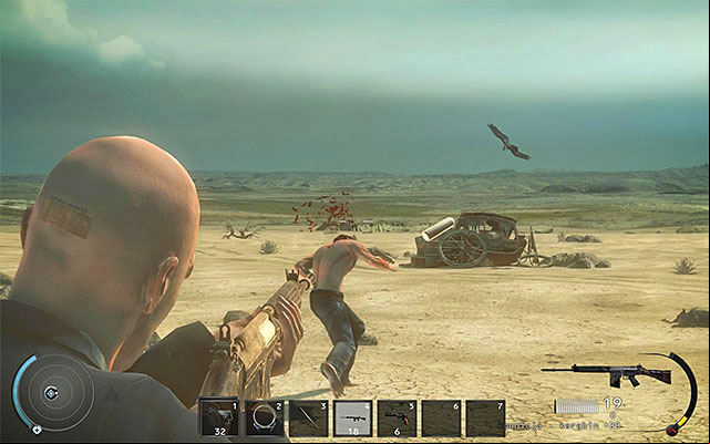 Another idea is using firearm - Desert | 10: End of the Road - 10: End of the Road - Hitman: Absolution Game Guide
