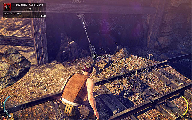 Near the mines exit you can find very valuable weapon - Kazo TRG sniper rifle (screen above) - Factory Compound - Reaching the main complex | 11: Dexter Industries - 11: Dexter Industries - Hitman: Absolution Game Guide