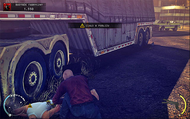 As the square in front on the factory compound is patrolled by many security guards, it is worth to consider obtaining truck driver disguise - Factory Compound - Getting inside the factory building | 11: Dexter Industries - 11: Dexter Industries - Hitman: Absolution Game Guide