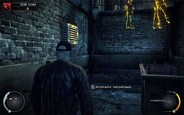 After leaving the tunnel go through another one (screen above), which will lead you to the security booth inside the club - The Vixen Club - Getting inside the club | 5: Hunter and Hunted - 5: Hunter and Hunted - Hitman: Absolution Game Guide