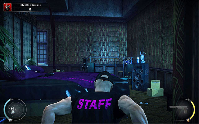 On lower difficulty levels you shouldnt encounter anyone on the floor - Dressing Rooms | 5: Hunter and Hunted - 5: Hunter and Hunted - Hitman: Absolution Game Guide