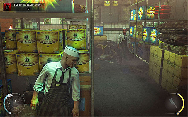 Regardless of the method you used to get inside, you start at the back of the store, specifically in the kitchen, the storeroom or in a small cold store - Convenience Store - Getting to the exit | 5: Hunter and Hunted - 5: Hunter and Hunted - Hitman: Absolution Game Guide