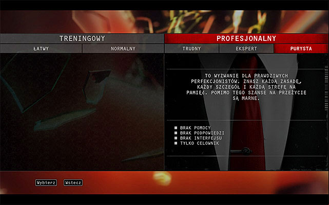 There are five difficulty levels available in Hitman: Absolution game - Selecting difficulty level | Tips - Tips - Hitman: Absolution Game Guide