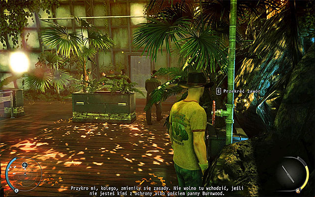 Stop after reaching the greenhouse exit - Greenhouse | 1: Personal Contract - 1: Personal Contract - Hitman: Absolution Game Guide