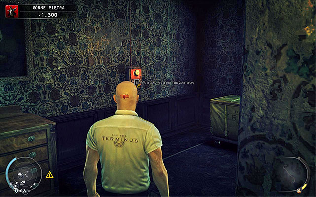 Much better idea is to distract bandits guarding the side staircase - Upper floors - Getting to the eighth floor | 3: Terminus - 3: Terminus - Hitman: Absolution Game Guide
