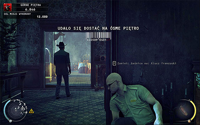 Exploration of eighth floor can be different each time and it depends on your starting point - Upper floors - Getting to room 899 | 3: Terminus - 3: Terminus - Hitman: Absolution Game Guide