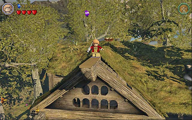 An example of a highly-valuable violet coin - 6. Studs (Coins) | LEGO The Hobbit - LEGO The Hobbit in 10 Easy Steps - LEGO The Hobbit Game Guide & Walkthrough