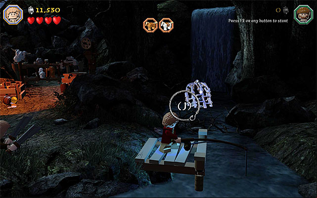 An example fishing minigame - 8. Minigames | LEGO The Hobbit - LEGO The Hobbit in 10 Easy Steps - LEGO The Hobbit Game Guide & Walkthrough