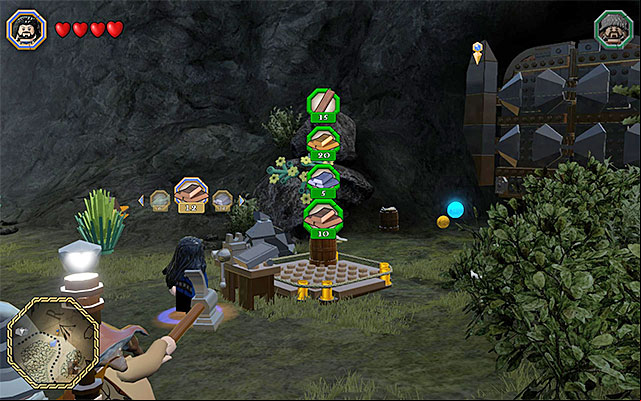 The craft plate - Middle-Earth: Reach the troll cave | Walkthrough | LEGO The Hobbit - Walkthrough - LEGO The Hobbit Game Guide & Walkthrough