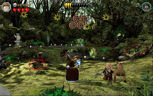 The second rabbit - Stage 5 (The Troll Hoard): Save the rabbits of Rhosgobel | Walkthrough - Walkthrough - LEGO The Hobbit Game Guide & Walkthrough