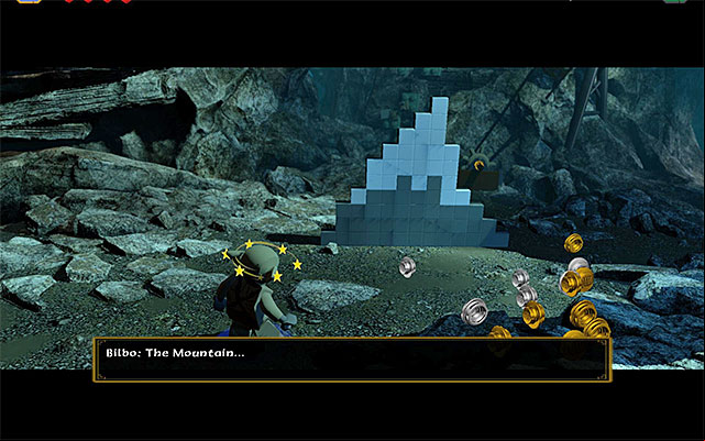 The solution to the first puzzle - Stage 7 (Goblin-town): Gollums puzzles | Walkthrough | LEGO The Hobbit - Walkthrough - LEGO The Hobbit Game Guide & Walkthrough