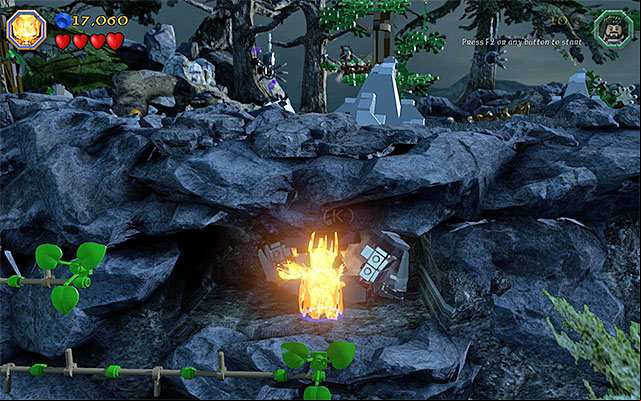 Use the Morgul Blade - Stage 8 (Out of the Frying Pan...) | Main Stages - Collectibles - Main Stages - Collectibles - LEGO The Hobbit Game Guide & Walkthrough
