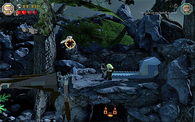 Requirements: bow (e - Stage 8 (Out of the Frying Pan...) | Main Stages - Collectibles - Main Stages - Collectibles - LEGO The Hobbit Game Guide & Walkthrough