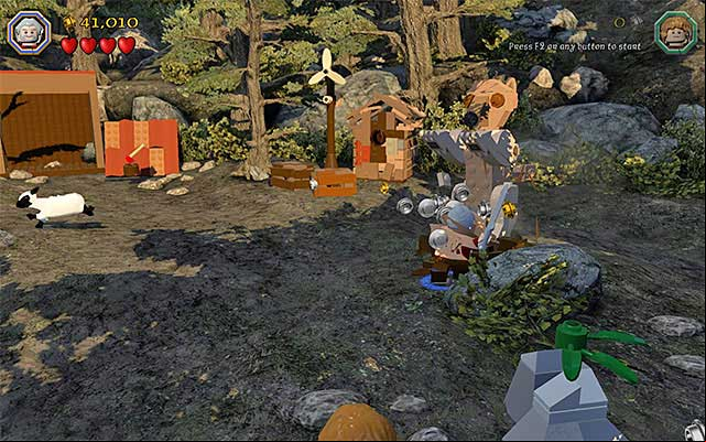 One of the teddies - Stage 9 (Queer Lodgings) | Main Stages - Collectibles - Main Stages - Collectibles - LEGO The Hobbit Game Guide & Walkthrough