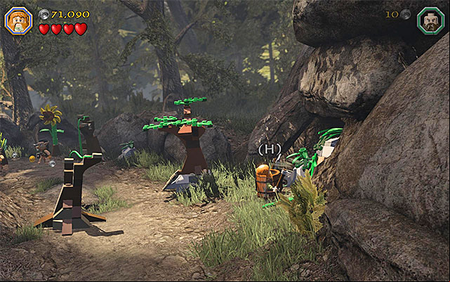 Requirements: axe (any dwarf) - Stage 11 (Barrels Out of Bond) | Main Stages - Collectibles - Main Stages - Collectibles - LEGO The Hobbit Game Guide & Walkthrough
