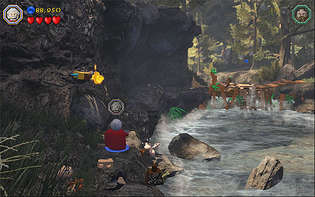 Use the flail in the right spot - Stage 11 (Barrels Out of Bond) | Main Stages - Collectibles - Main Stages - Collectibles - LEGO The Hobbit Game Guide & Walkthrough