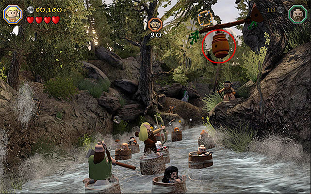 Requirements: bow (e - Stage 11 (Barrels Out of Bond) | Main Stages - Collectibles - Main Stages - Collectibles - LEGO The Hobbit Game Guide & Walkthrough
