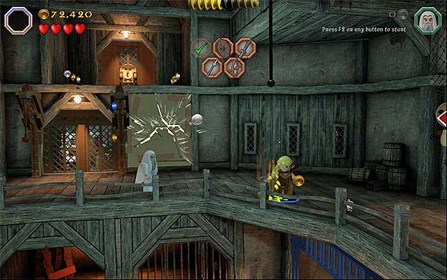 Requirements: long jumps (any elf) - Stage 12 (A Warm Welcome) | Main Stages - Collectibles - Main Stages - Collectibles - LEGO The Hobbit Game Guide & Walkthrough