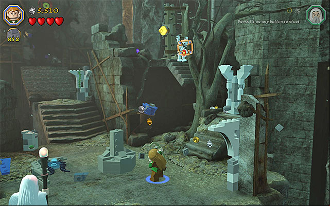 The second target - Stage 14 (The Necromancer) | Main Stages - Collectibles - Main Stages - Collectibles - LEGO The Hobbit Game Guide & Walkthrough