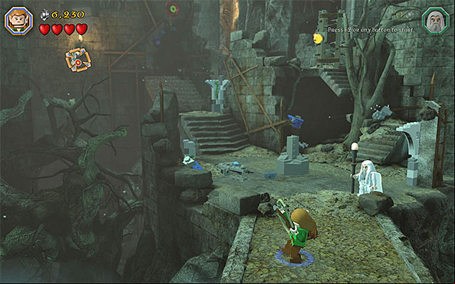 The third target - Stage 14 (The Necromancer) | Main Stages - Collectibles - Main Stages - Collectibles - LEGO The Hobbit Game Guide & Walkthrough